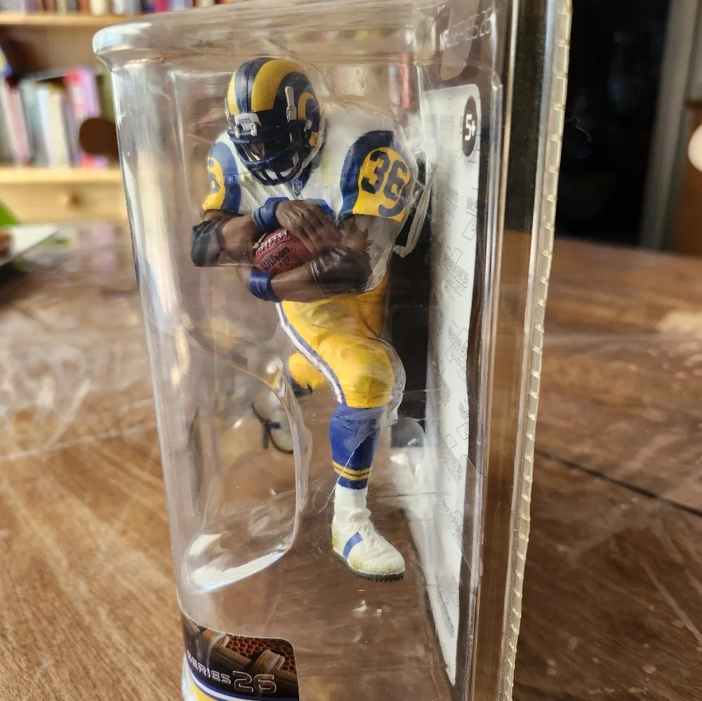 McFarlane NFL Sports Picks Series 26 Jerome Bettis St Louis Rams 36 Sealed - Picture 5 of 9